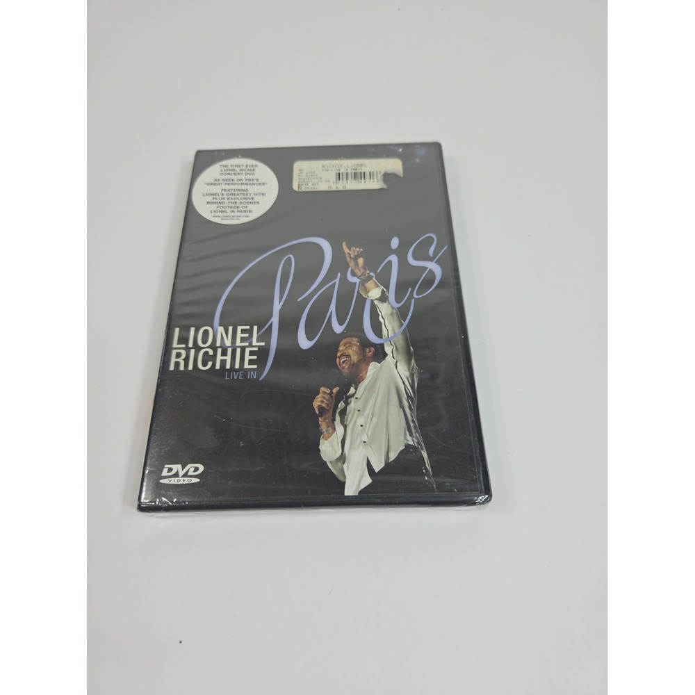 Lionel Richie Live in Paris DVD 2007 Concert Movie Music Video 602517447066